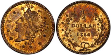 1854 G50C BG-403 MS63