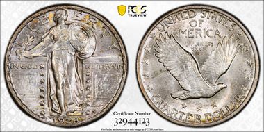 1928 25C MS66FH