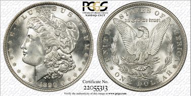 1890 $1 MS65