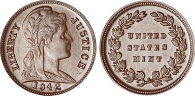 1942 1C J-2060, Brown Plastic SP65