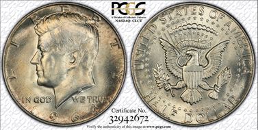 1964-D 50C QDO, FS-105 MS65