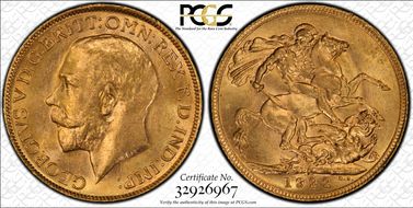 1922-P Sov S-4001 MS63+