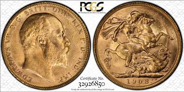 1908-P Sov S-3972 MS62+