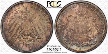 1909-J 3 Mk J-64 MS67+