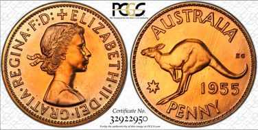 1955 (m) 1D PR62RD