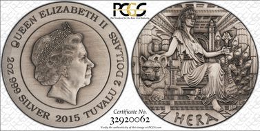 2015-P $2 Hera Antique Finish PR69