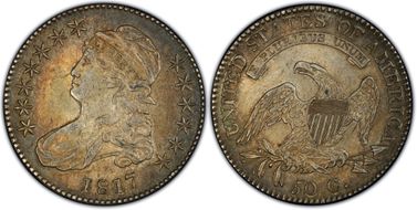 1817 50C AU58