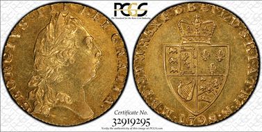1798 Guinea S-3729 AU53