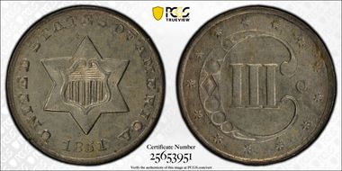1851-O 3CS MS63