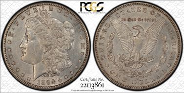 1892-S $1 AU53