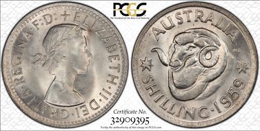 1959(m) Shil KM-59  Ag MS65+