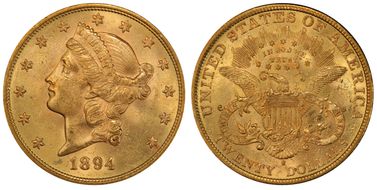 1894-S $20 MS63