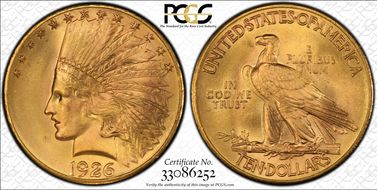 1926 $10 MS65+