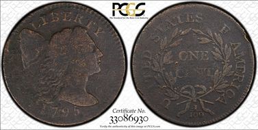 1795 1C S-77, Plain Edge N1BN