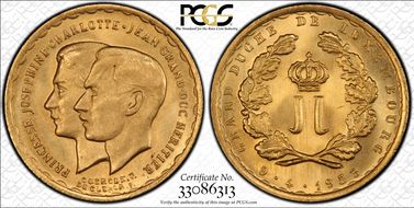 1953 (20 Fr) X-M1 Marriage  Au MS66