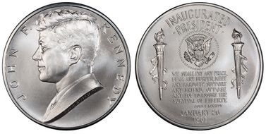 (2015) Medal John F. Kennedy Chronicles Set First Strike MS69