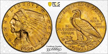 1926 $2.50 MS63