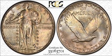 1930 25C MS64+