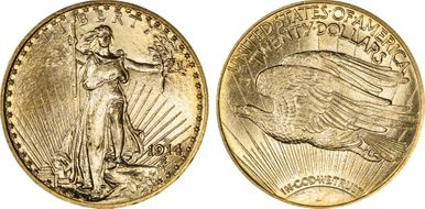 1914-D $20 MS65