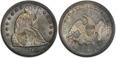 1843 $1 MS61