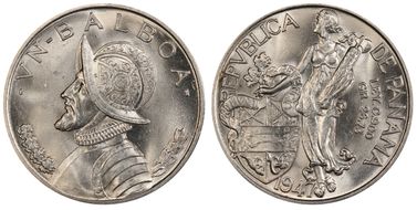 1947 Balboa KM-13  Ag MS64