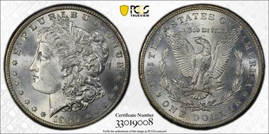 1900 $1 MS66