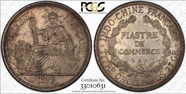 1899-A Piastre Lec-281 AU55