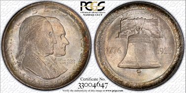 1926 50C Sesquicentennial MS66