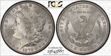 1879-S $1 MS68