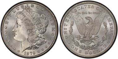 1879-S $1 MS68