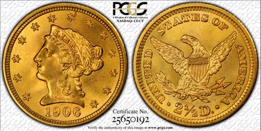 1906 $2.50 MS67+