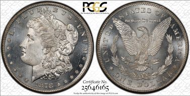 1878-S $1 MS67