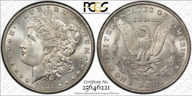 1901-O $1 MS66+