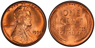 1954 1C MS66RD