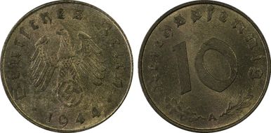1944-A 10 Pfg J-371 MS65