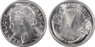 1949-B 1 Fr Gad-473b F-221 MS65