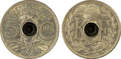 1937 5C Gad-170 F-122 MS65