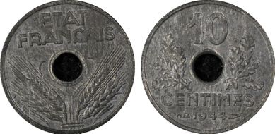 1944 10C Gad-291 F-142 MS63