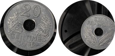 1941 20C Gad-321 F-153 MS65