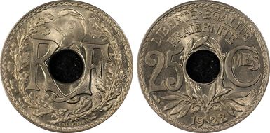 1922 25C Gad-380 F-171 MS67