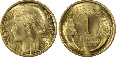 1932 1 Fr Gad-470 F-219 MS66