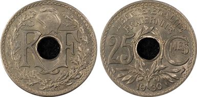 1930 25C Gad-380 F-171 MS65