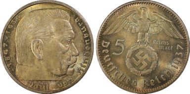 1937-A 5 Mk J-367 MS65