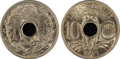 1929 10C Gad-286 F-138 MS65