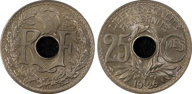 1926 25C Gad-380 F-171 MS66