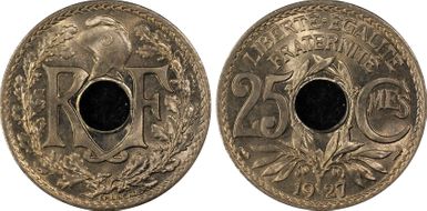 1927 25C Gad-380 F-171 MS66