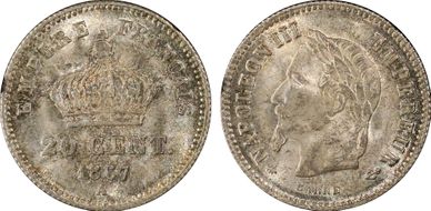 1867-A 20C Gad-309 F-150 MS65