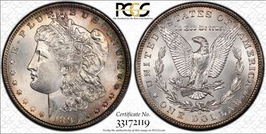 1899-O $1 MS65