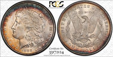 1888 $1 MS64