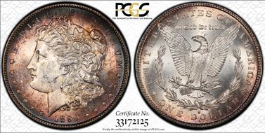 1890-S $1 MS62